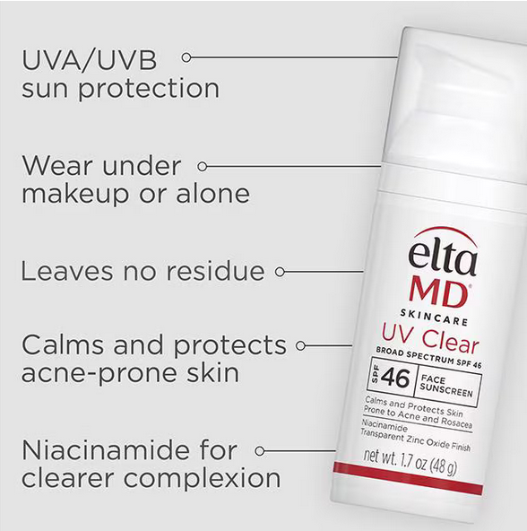 EltaMD UV Clear Broad Spectrum SPF 46 Facial Sunscreen - Untinted